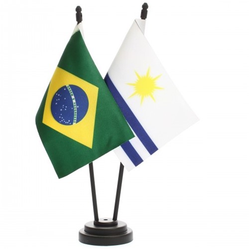 Bandeira de Mesa Brasil e Palmas 6508PP