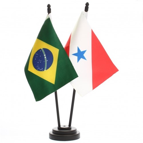 Bandeira de Mesa Brasil e Pará 6450PP