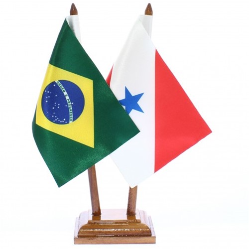 Bandeira de Mesa Brasil e Pará 6478PM