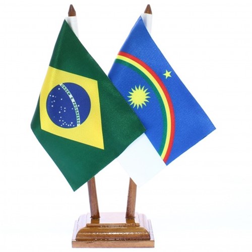 Bandeira de Mesa Brasil e Pernambuco 6481PM