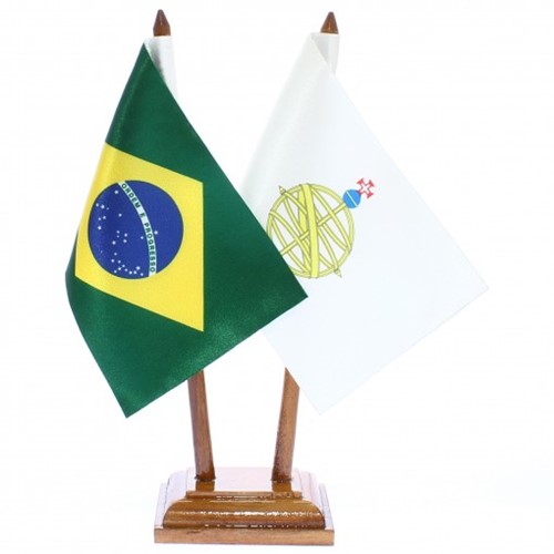 Bandeira de Mesa Brasil e Principado do Brasil 6525PM