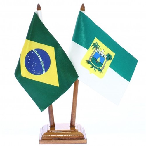 Bandeira de Mesa Brasil e Rio Grande do Norte 6484PM