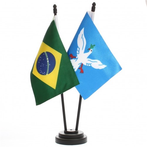 Bandeira de Mesa Brasil e Salvador 6514PP