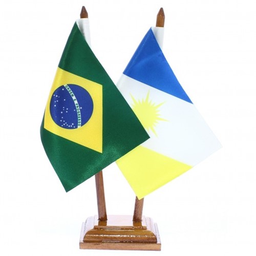 Bandeira de Mesa Brasil e Tocantins 6491PM