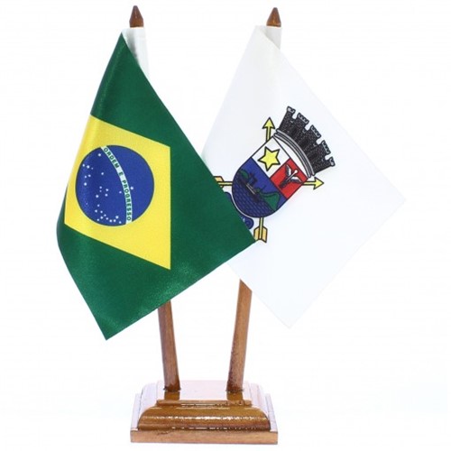 Bandeira de Mesa Brasil e Vitória 6435PM