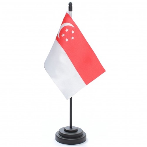 Bandeira de Mesa Cingapura 6698PP