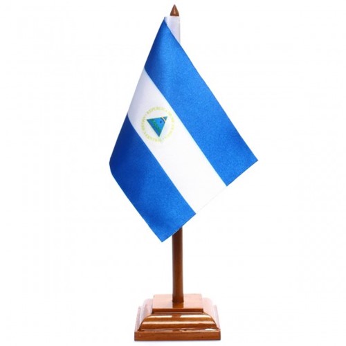 Bandeira de Mesa Nicarágua 6581PM