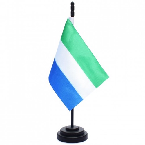 Bandeira de Mesa Serra Leoa 6839PP