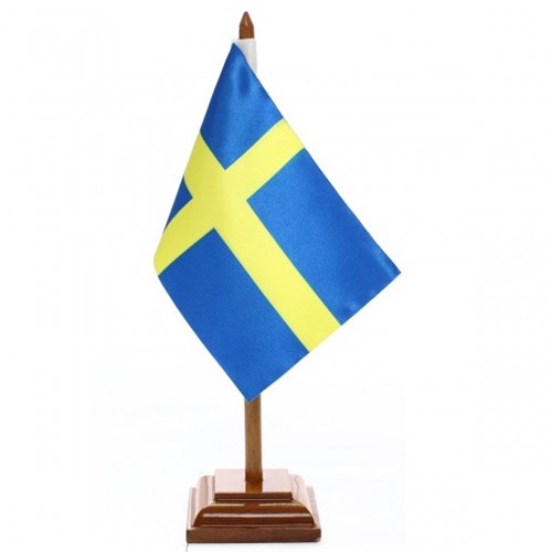 Bandeira de Mesa Suécia 6628PM