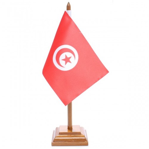 Bandeira de Mesa Tunísia 6639PM