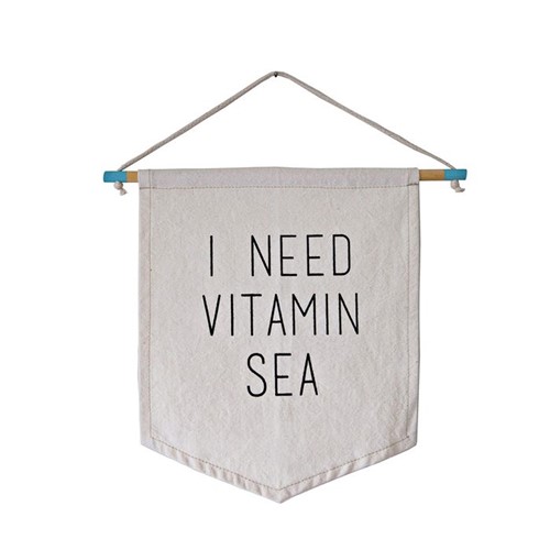 Bandeira "I Need Vitamin Sea"