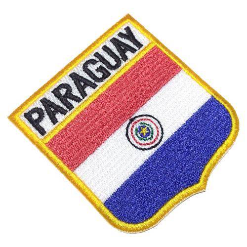 Bandeira Paraguay Patch Bordado BEIN020