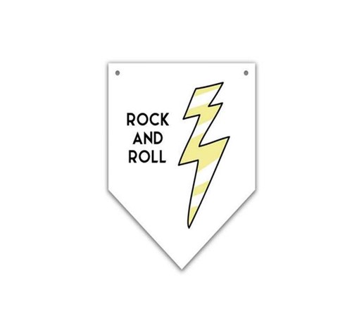 Bandeirinha Raio Rock And Roll