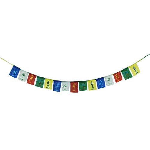 Bandeirinhas Tibetanas Coloridas com Mantras- P- BD0027
