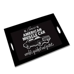 Bandeja de Madeira American Muscle Car Carro GM Chevrolet