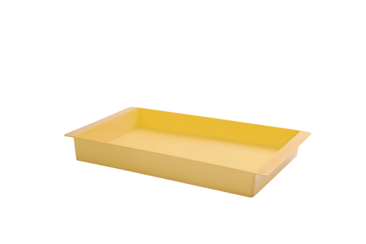 Bandeja Pequena Cake 30 X 20 X 4 Cm Amarelo Coza