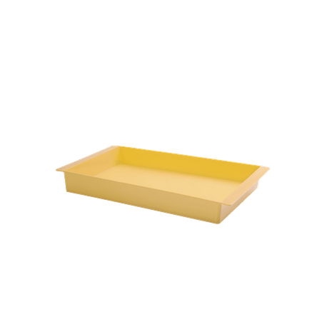 Bandeja Pequena Cake 30 X 20 X 4 Cm Amarelo Coza
