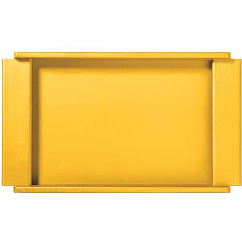 Bandeja Retangular Tramontina Design Collection Amarelo 60x40cm