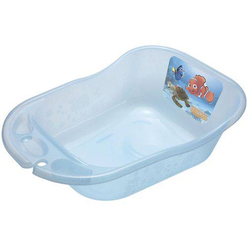 Banheira 34 L Transparente Azul Glitter Nemo Disney - Styll Baby