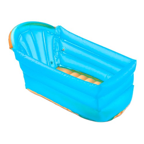 Banheira Inflável Bath Buddy Multikids Baby Azul Ref: BB173 com 1 Unidade
