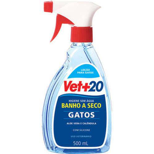 Banho a Seco Spray Vet + 20 para Gatos -500 Ml