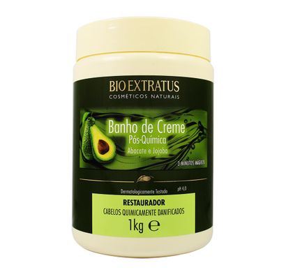 Banho de Creme Pós Química Abacate e Jojoba 1kg - Bio Extratus