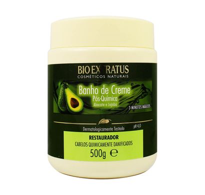 Banho de Creme Pós Química Abacate e Jojoba 500g - Bio Extratus