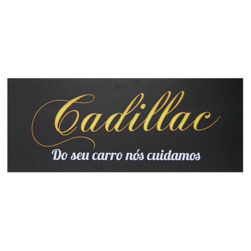 Banner Placa Cadillac