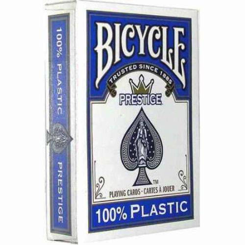 Baralho Bicycle Prestige Rider Plástico Cor Azul - Texas Holdem Poker