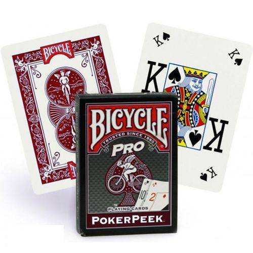 Baralho Bicycle Pro Poker Peek - Cor Vermelho