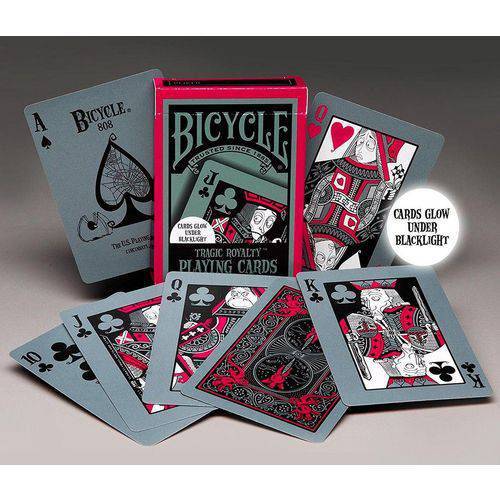 Baralho Bicycle Tragic Royalty Playing Cards Glowing Back