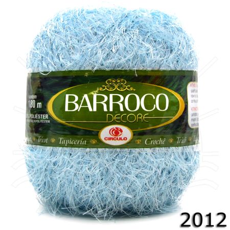Barbante Barroco Decore Candy Colors 280g - 180 Metros 2012 - Azul