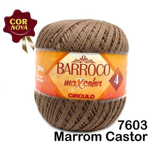 Barbante Barroco Maxcolor Círculo Nº4 200g -Cor: 7603