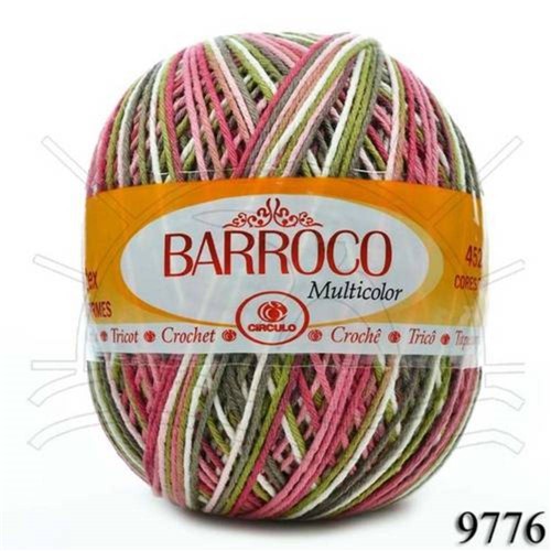 Barbante Barroco Multicolor 400g Círculo-9776
