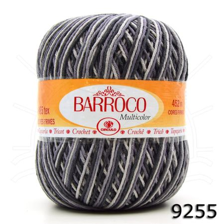 Barbante Barroco Multicolor 400g - Coleção 2018 9255 Nublado