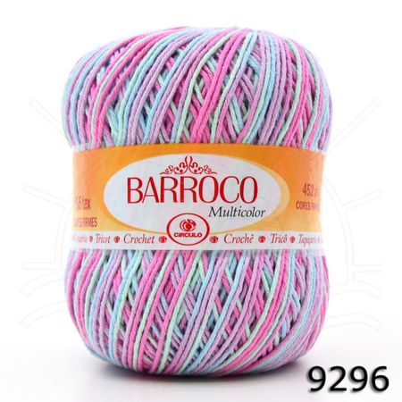 Barbante Barroco Multicolor 400g - Coleção 2018 9296 Marshmallow