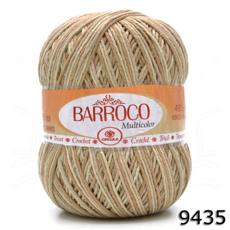 Barbante Barroco Multicolor 400g - Cores 2019 9435 Deserto