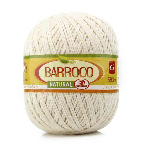 Barbante Barroco Natural Crú 4/6 700g - Círculo
