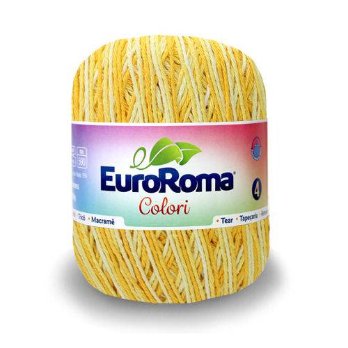 Barbante Euroroma Colori Nº4 200g com 339m-0450-Ouro