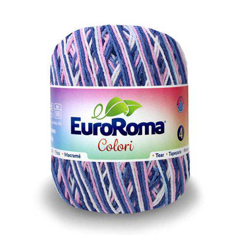 Barbante Euroroma Colori Nº4 200g com 339m-0530-Chiclete
