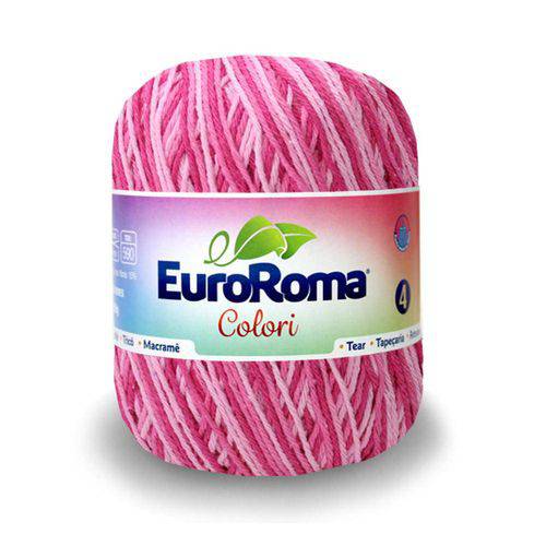 Barbante Euroroma Colori Nº4 200g com 339m-0550-Pink