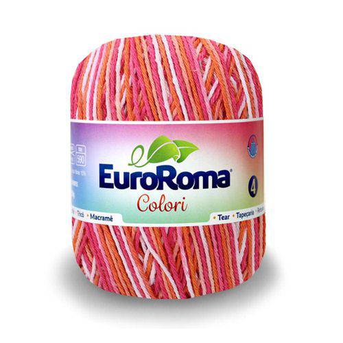 Barbante Euroroma Colori Nº4 200g com 339m-0730-Pessego