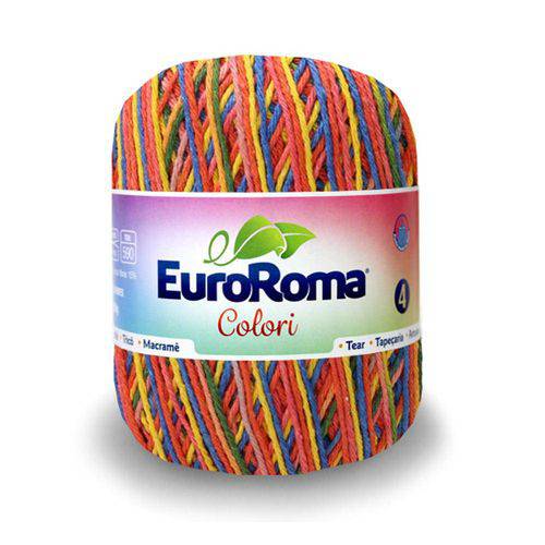 Barbante Euroroma Colori Nº4 200g com 339m-0760-Coral
