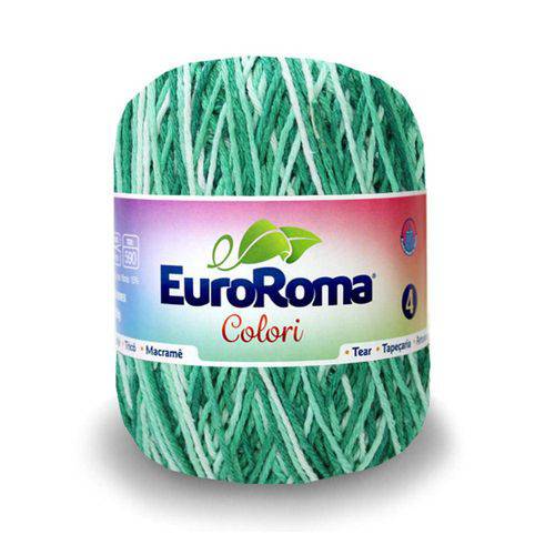 Barbante Euroroma Colori Nº4 200g com 339m-0803-Verde Bandeira