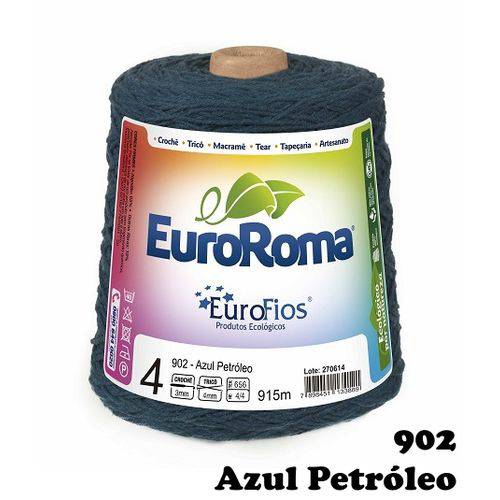 Barbante EuroRoma Colorido N° 4 - Cor: 902 Azul Petróleo