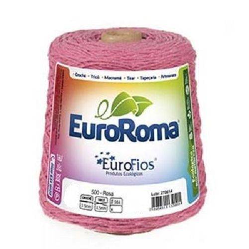 Barbante EuroRoma Colorido N 6 - Cor: 500 Rosa