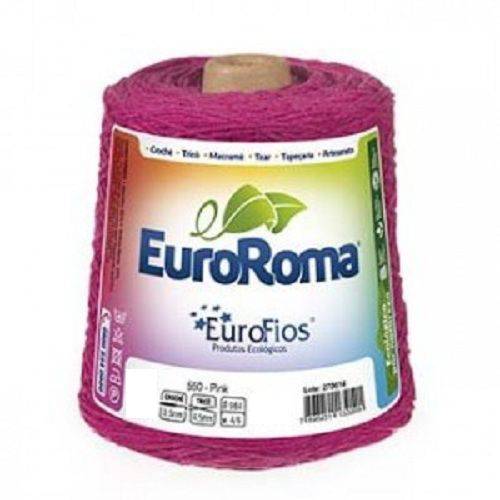 Barbante EuroRoma Colorido N 6 - Cor: 550 Pink