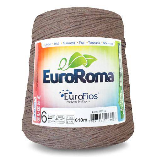Barbante Euroroma Colorido N06 600g Eurofios-Bege