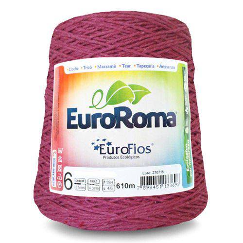 Barbante Euroroma Colorido N06 600g Eurofios-Rosa