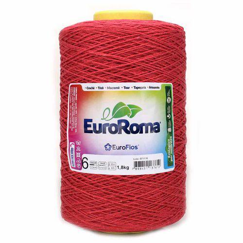 Barbante Euroroma Colorido N6 - 1,8 Kg - Eurofios